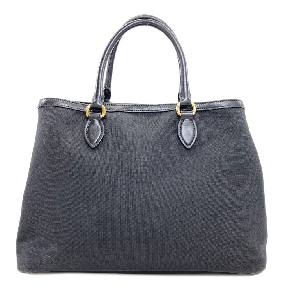 Prada Calf Leather Jacquard Cross Body Logo Black Bag Soft Trim